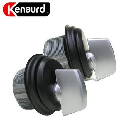 KENAURD Kenaurd: ZINC Thumb-Turn Mortise Cylinder - 1" - Duranodic Anodized Bronze, PK 2 STMC01-DU